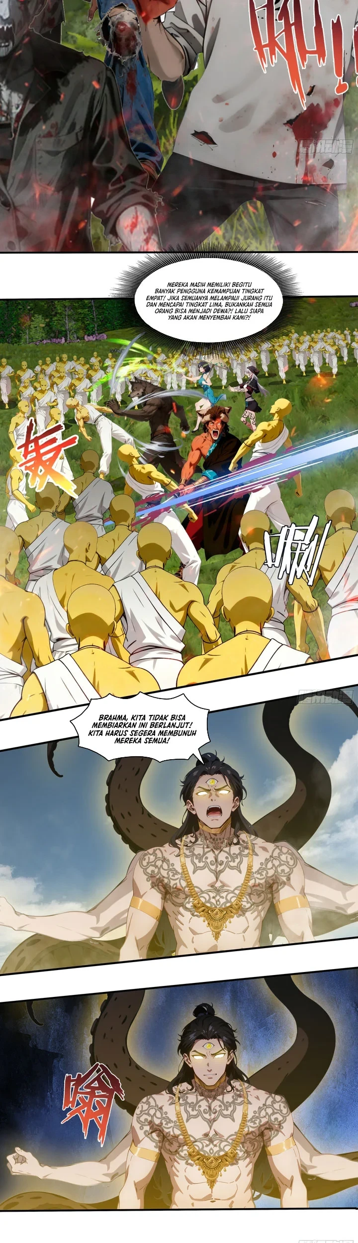The Evil God Descends, I Own Great Hell Chapter 112 - halaman 9