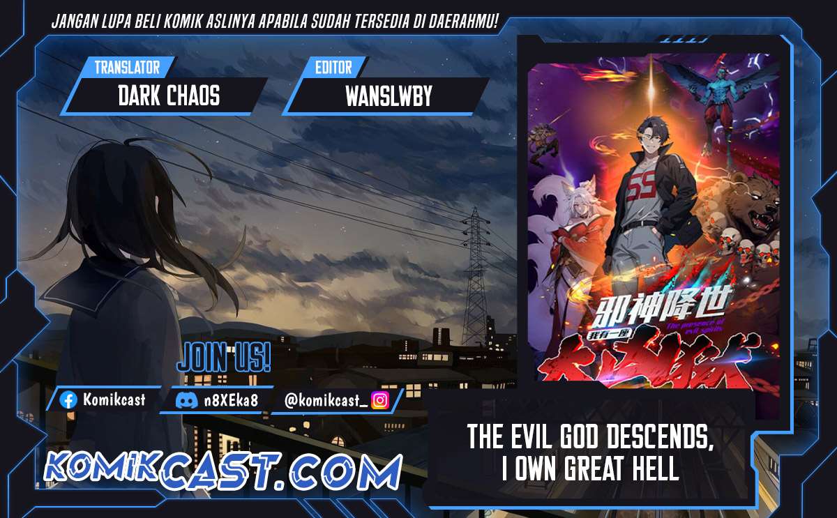 The Evil God Descends, I Own Great Hell Chapter 33 - halaman 1