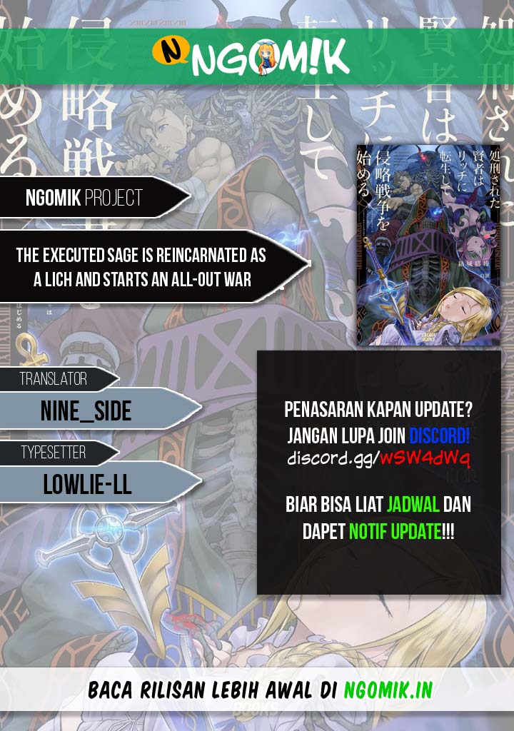 The Executed Sage is Reincarnated as a Lich and Starts an All-Out War Chapter 1.2 - halaman 1
