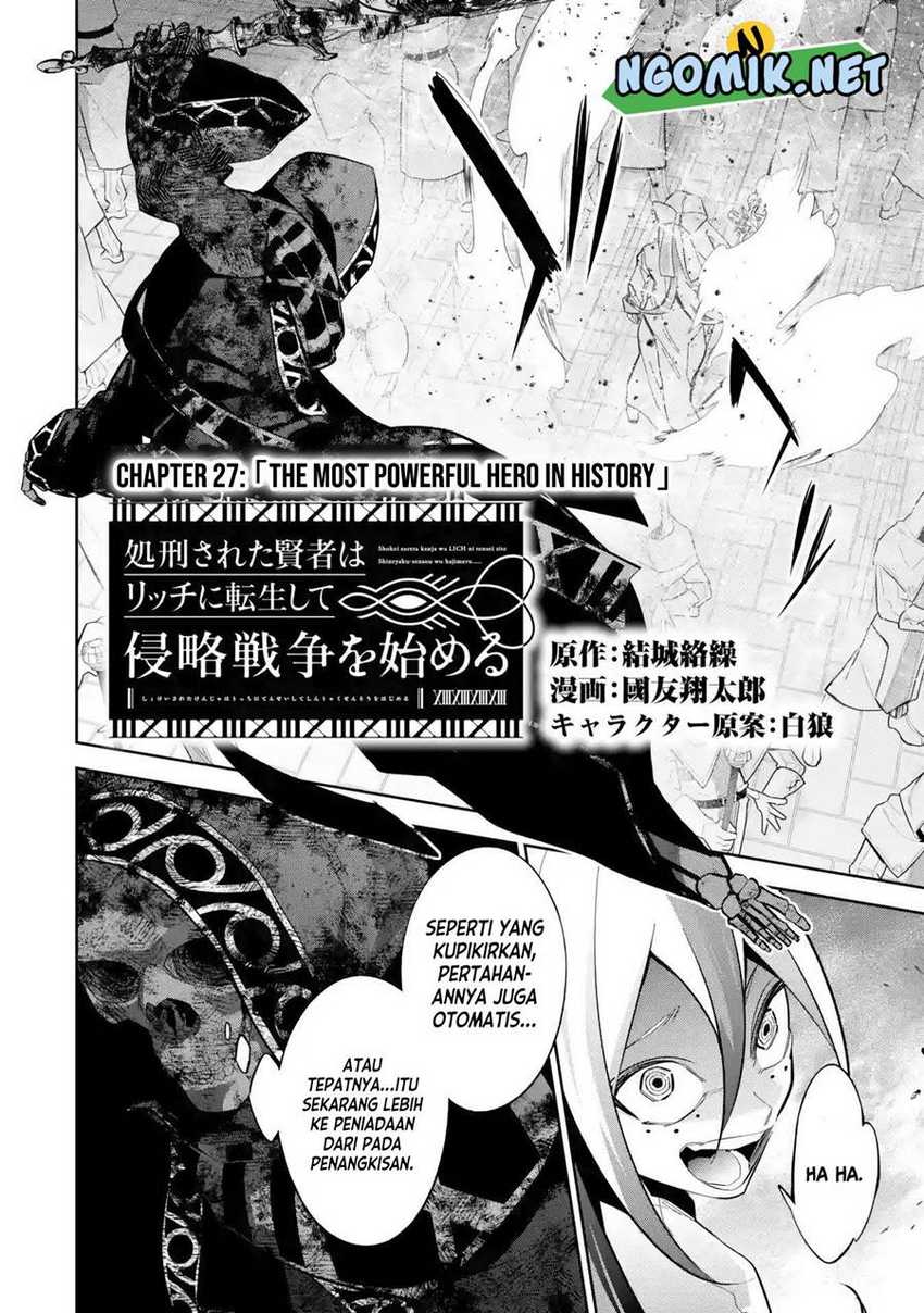 The Executed Sage is Reincarnated as a Lich and Starts an All-Out War Chapter 27 - halaman 3