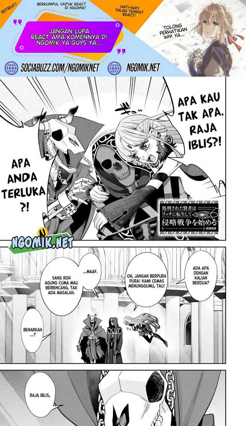 The Executed Sage is Reincarnated as a Lich and Starts an All-Out War Chapter 35 - halaman 2