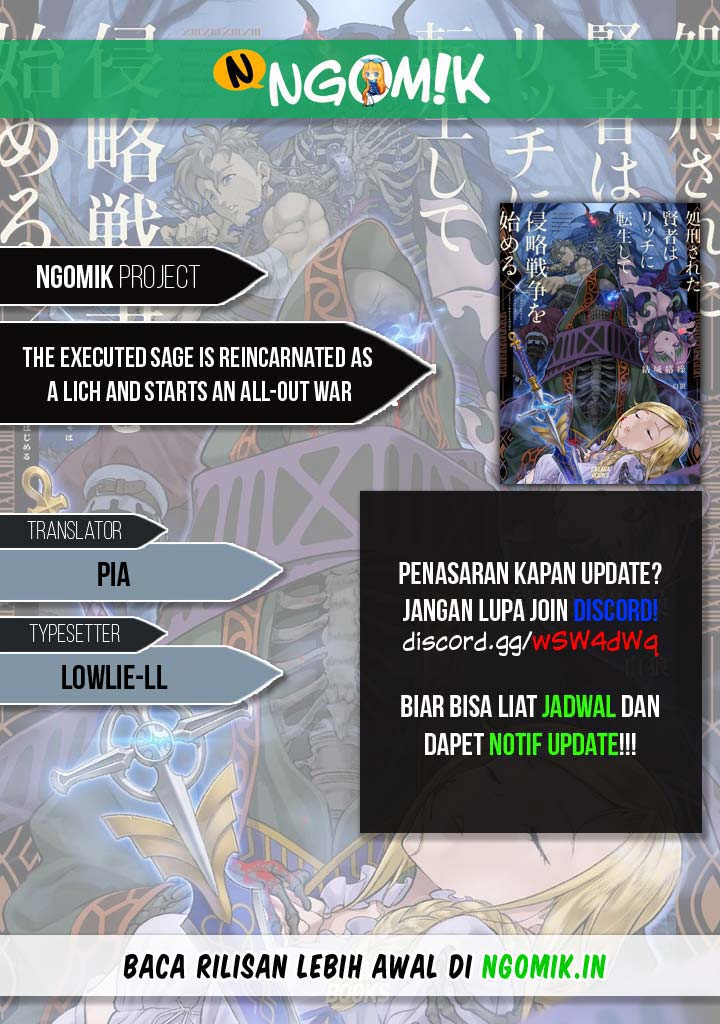 The Executed Sage is Reincarnated as a Lich and Starts an All-Out War Chapter 5.2 - halaman 1