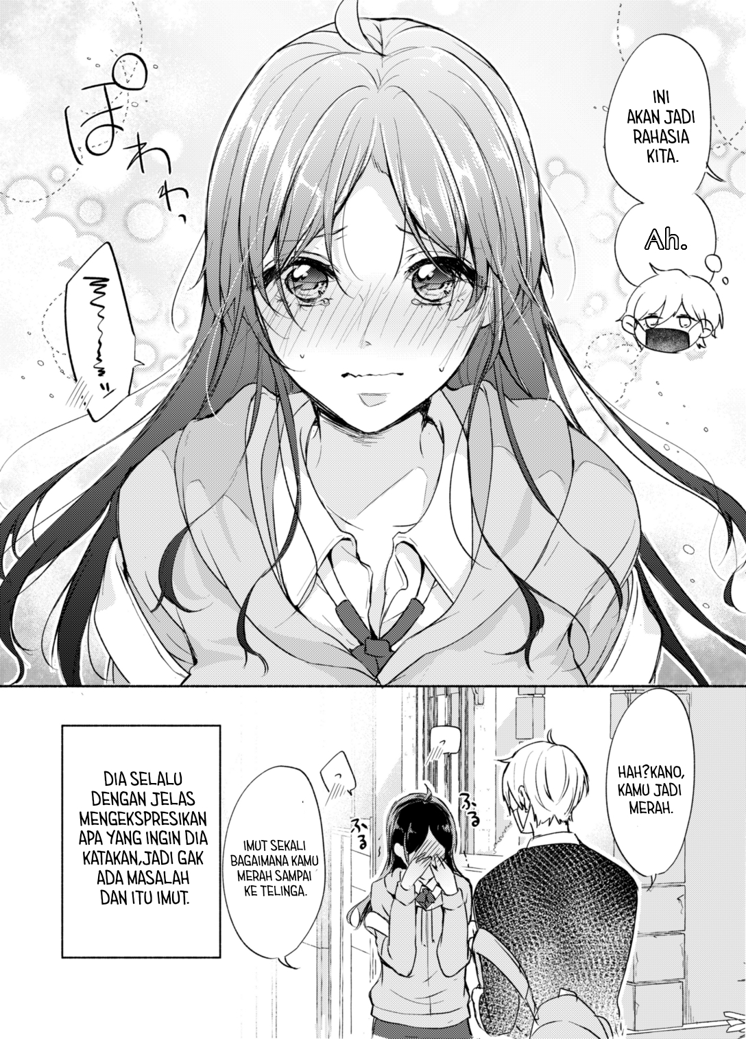 The Expressionless Boyfriend and the Quiet Girlfriend Chapter 0 - halaman 5