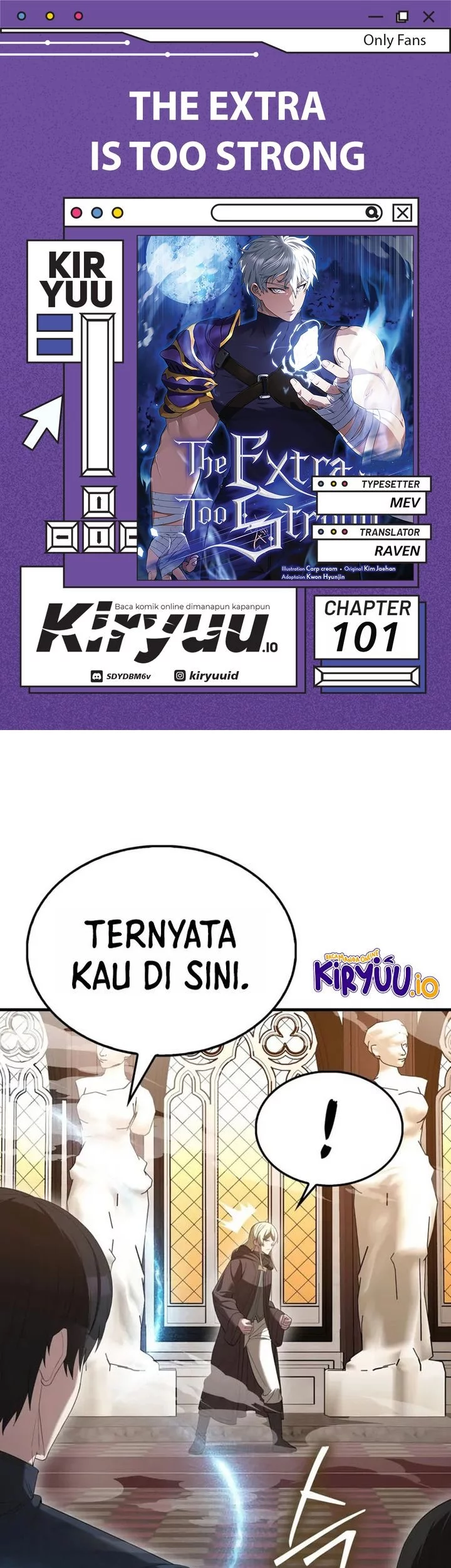 The Extra is Too Strong Chapter 101 - halaman 1