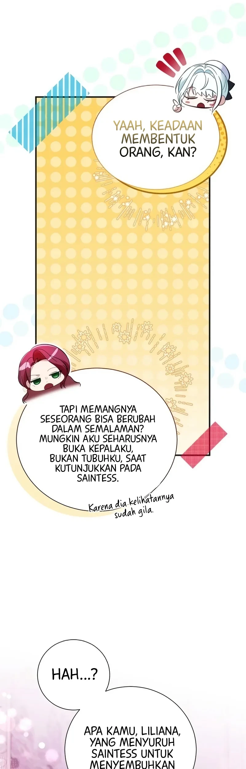 The Fake Saintess of a Reverse Harem Game Chapter 9 - halaman 54