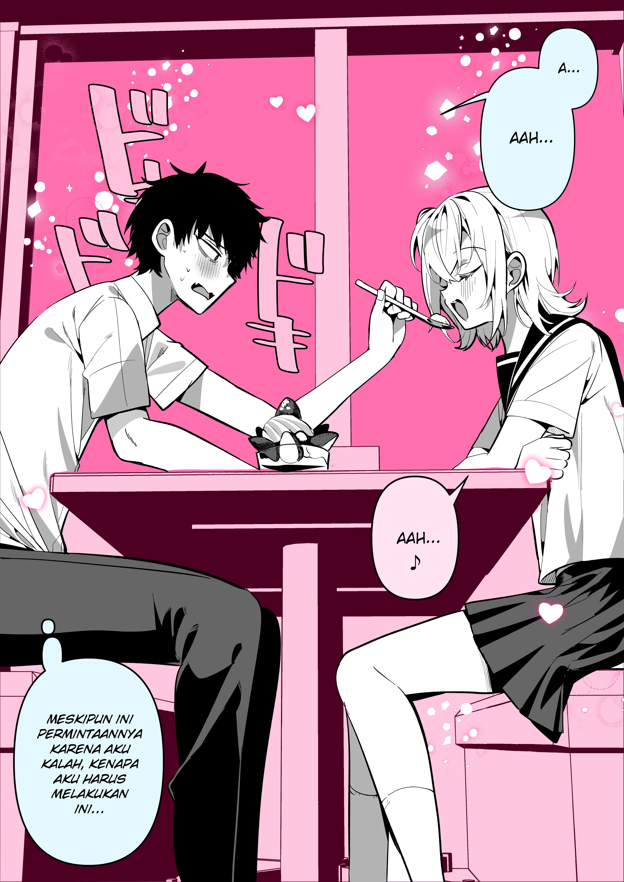 The Femboy Transfer Student Who Will Transform His Classmate’s Fetishes After 100 Days ♡ Chapter 20 - halaman 1