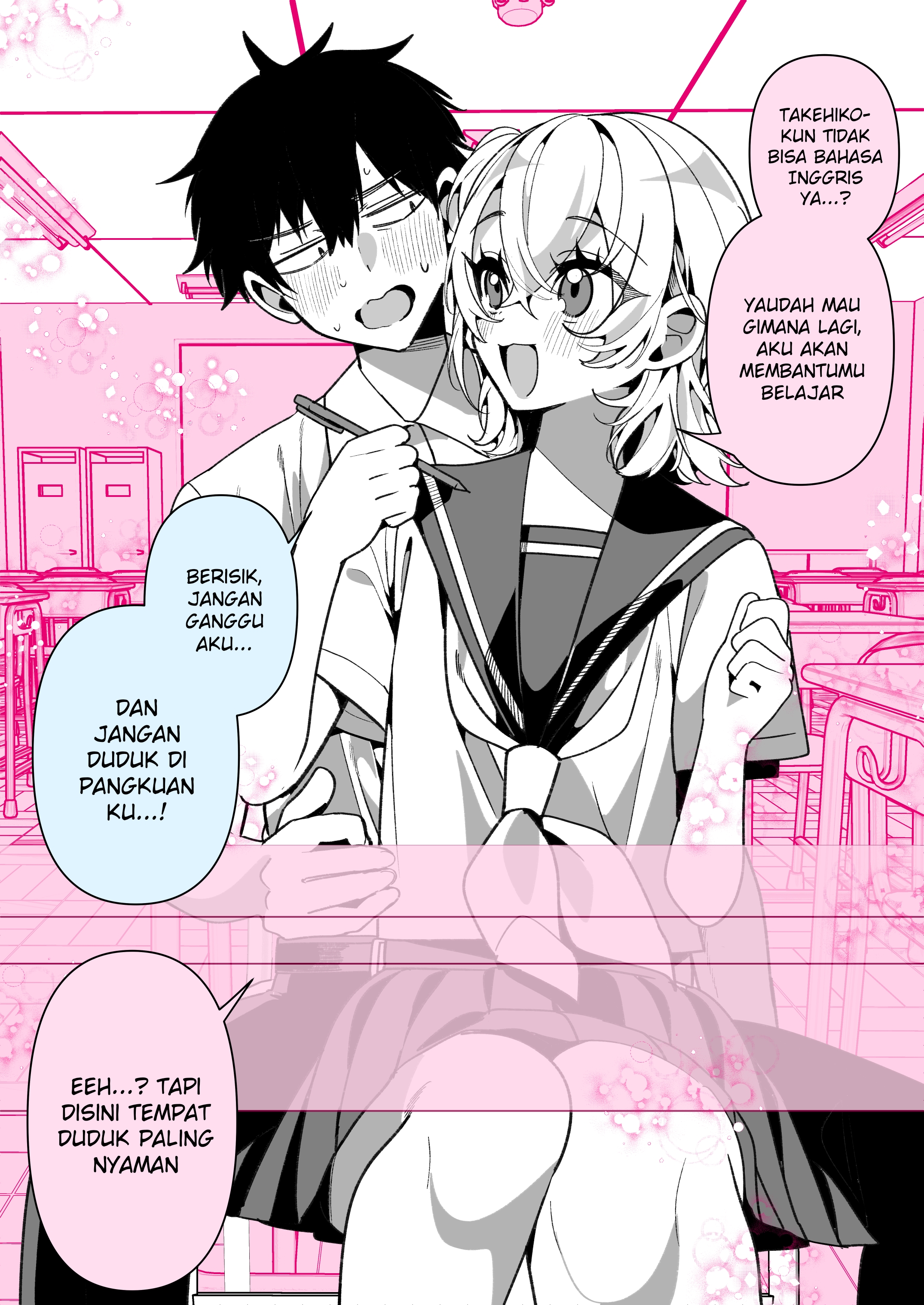 The Femboy Transfer Student Who Will Transform His Classmate’s Fetishes After 100 Days ♡ Chapter 21 - halaman 1