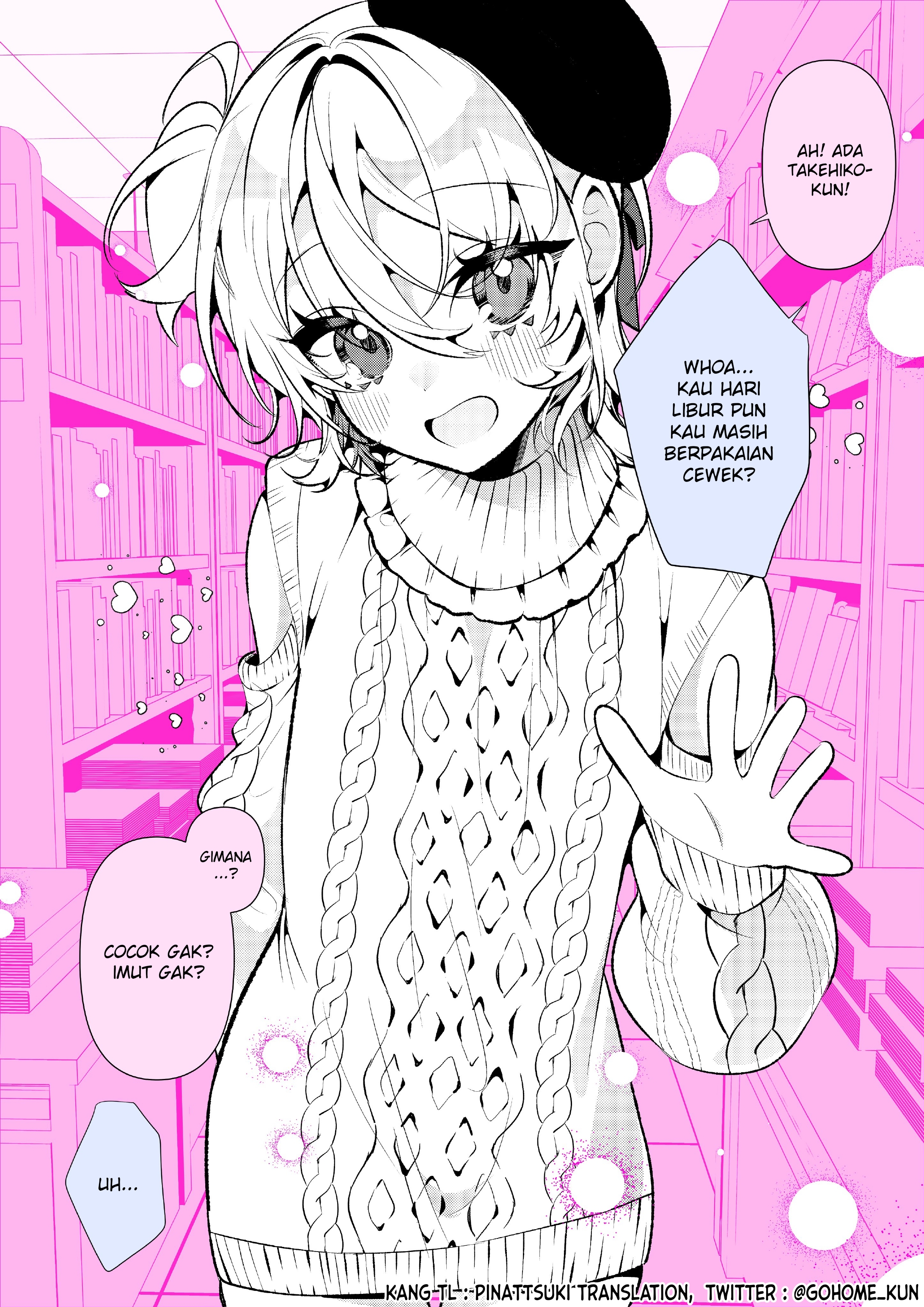 The Femboy Transfer Student Who Will Transform His Classmate’s Fetishes After 100 Days ♡ Chapter 4 - halaman 1
