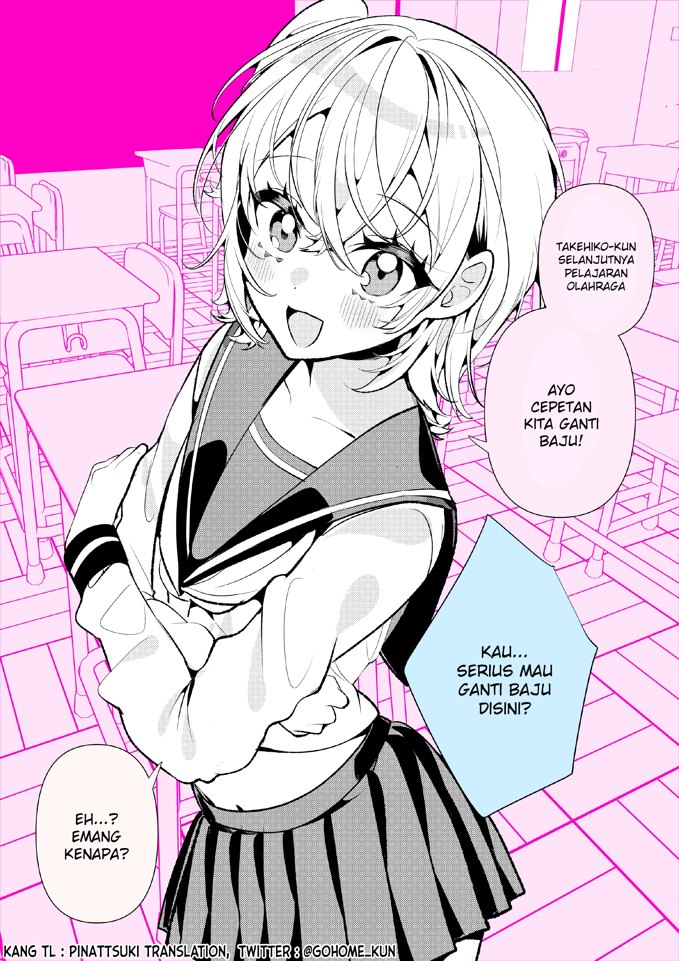 The Femboy Transfer Student Who Will Transform His Classmate’s Fetishes After 100 Days ♡ Chapter 5 - halaman 1