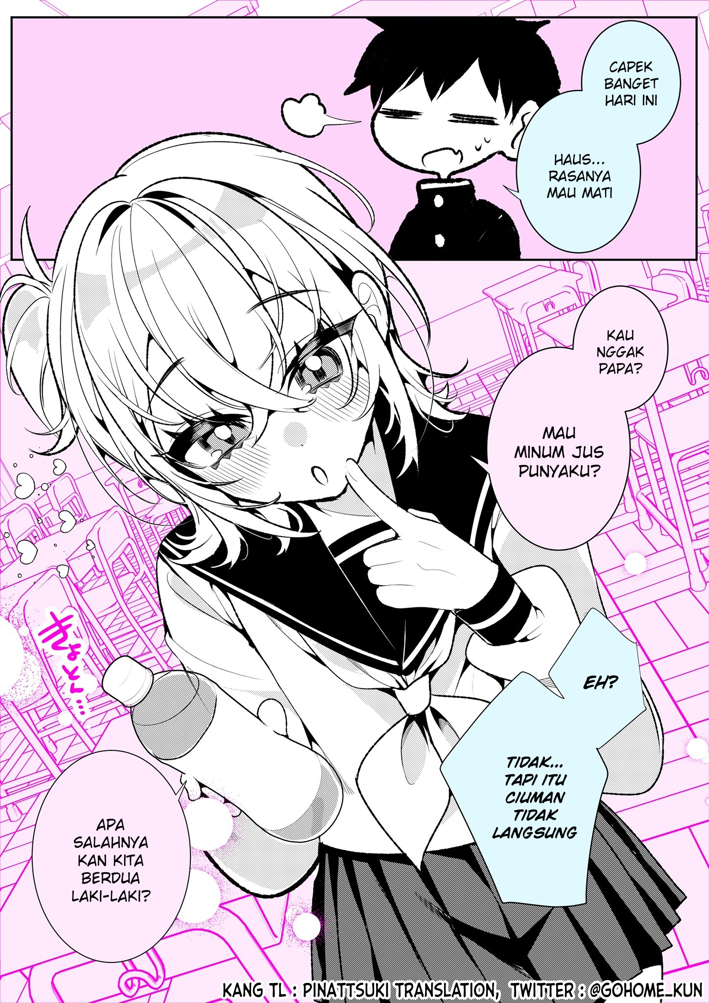 The Femboy Transfer Student Who Will Transform His Classmate’s Fetishes After 100 Days ♡ Chapter 6 - halaman 1