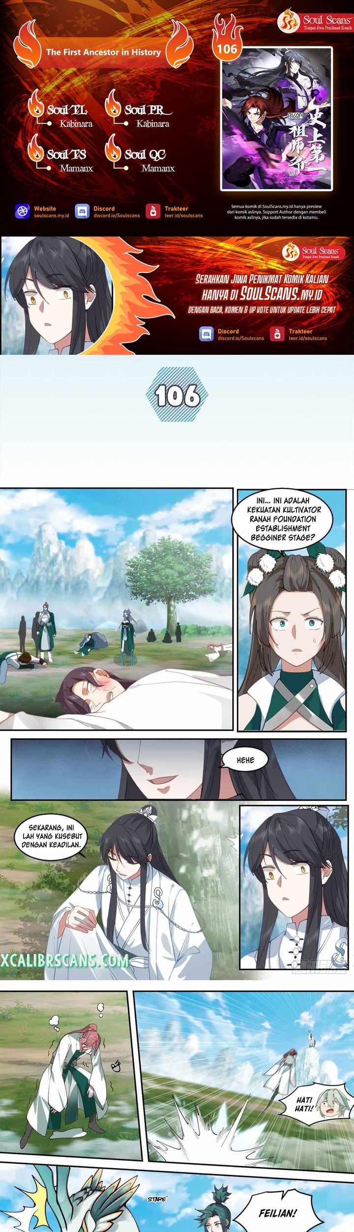 The First Ancestor in History Chapter 106 - halaman 1