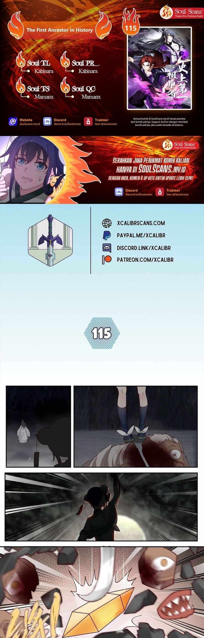 The First Ancestor in History Chapter 115 - halaman 1