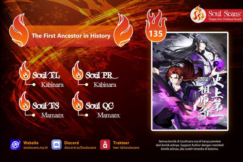 The First Ancestor in History Chapter 135 - halaman 1