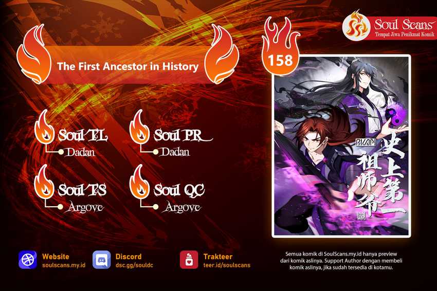 The First Ancestor in History Chapter 158 - halaman 1