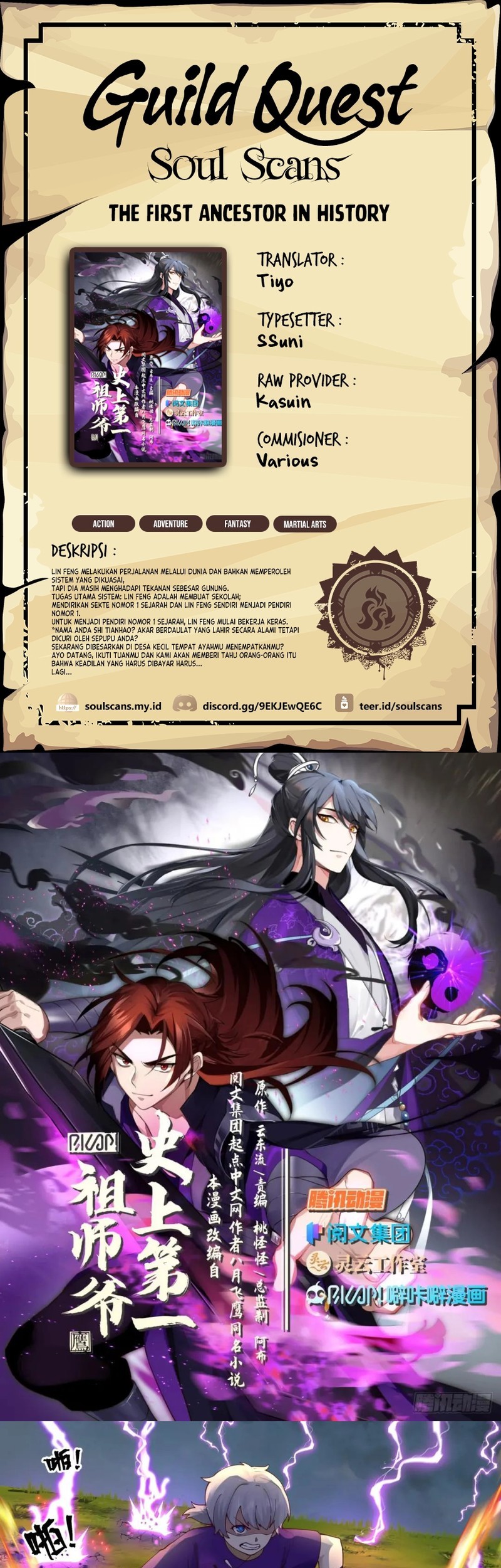 The First Ancestor in History Chapter 281 - halaman 1
