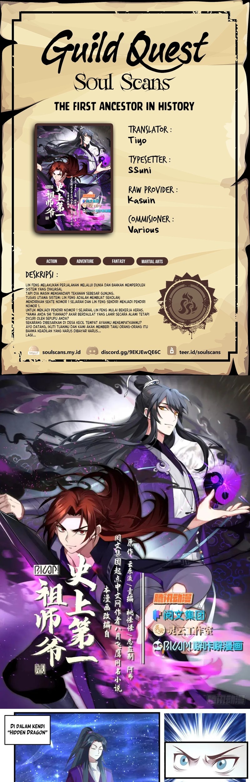 The First Ancestor in History Chapter 282 - halaman 1
