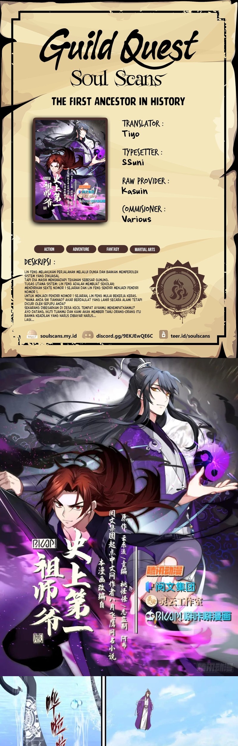 The First Ancestor in History Chapter 283 - halaman 1