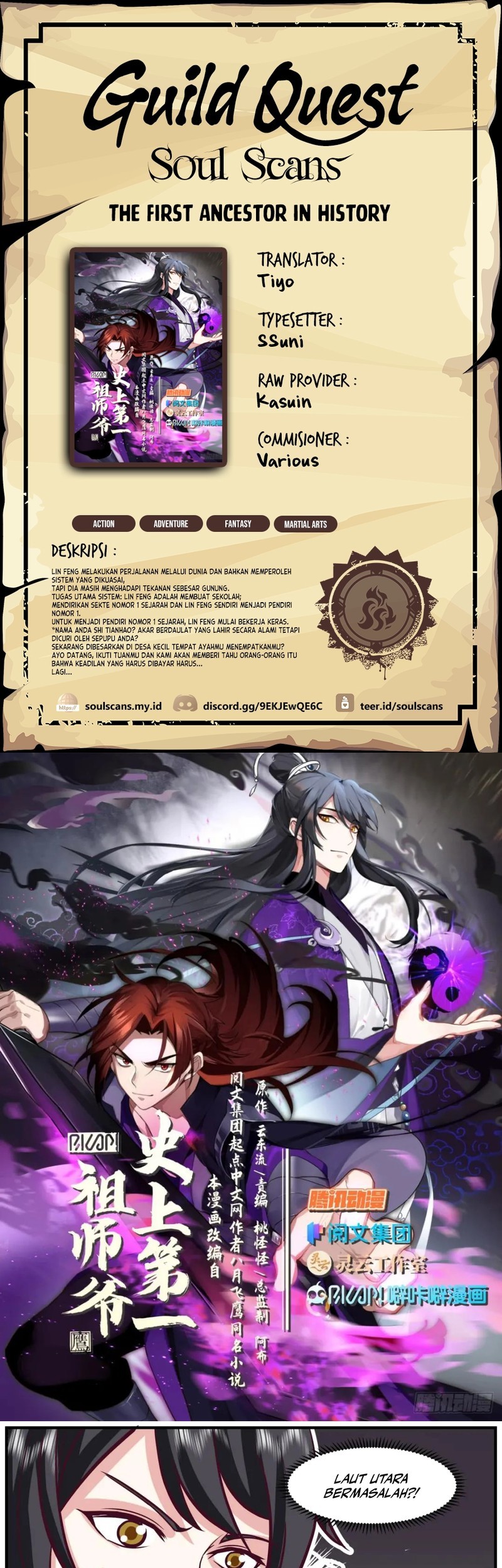 The First Ancestor in History Chapter 284 - halaman 1