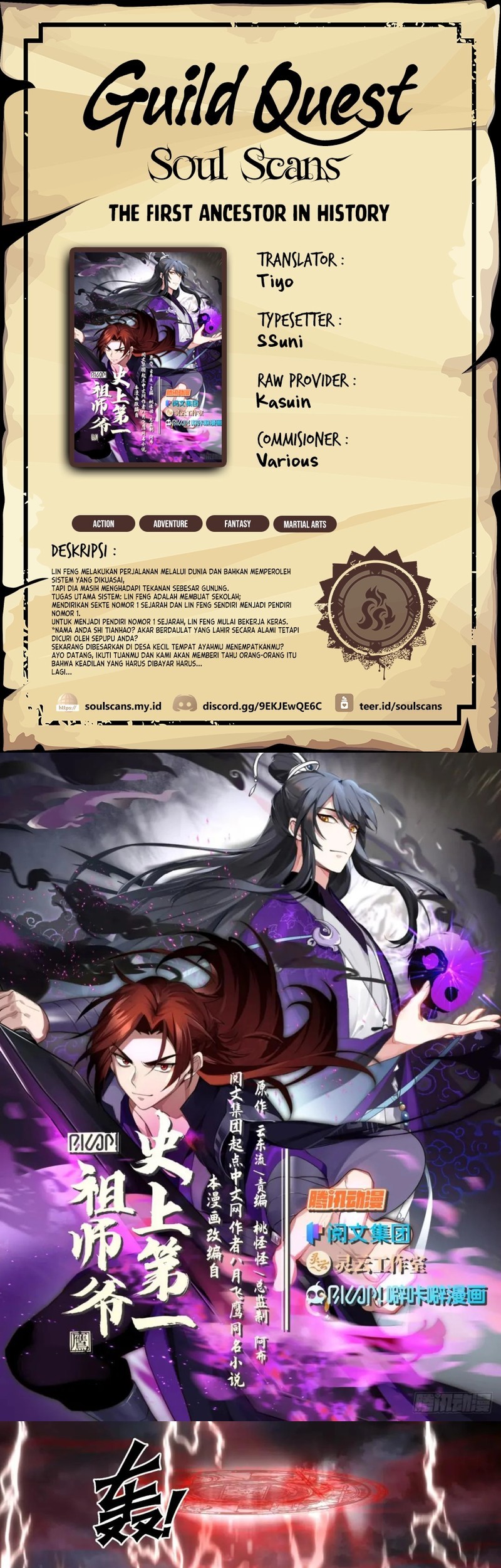The First Ancestor in History Chapter 285 - halaman 1