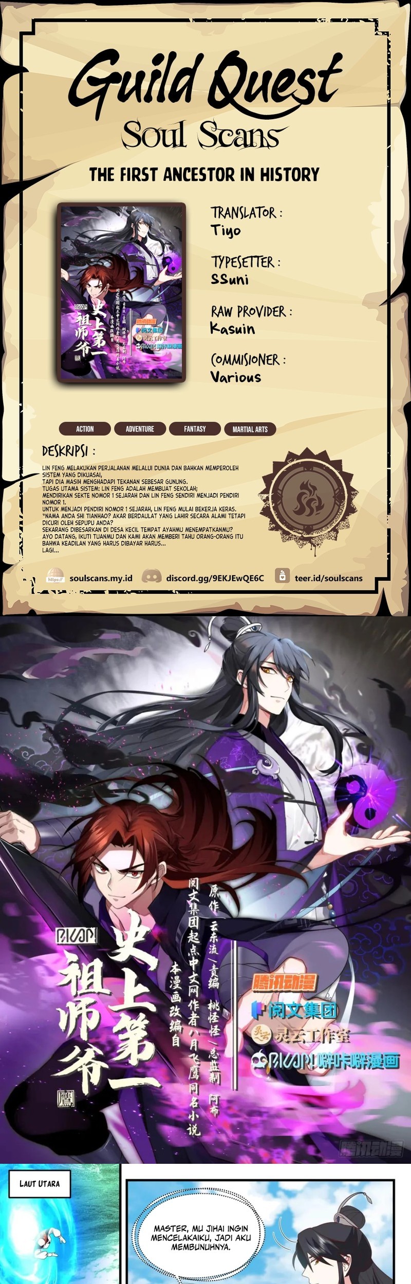 The First Ancestor in History Chapter 287 - halaman 1