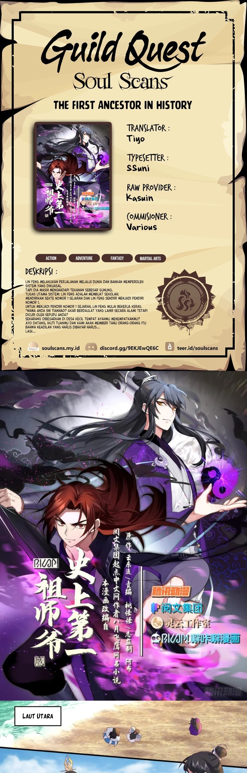 The First Ancestor in History Chapter 288 - halaman 1