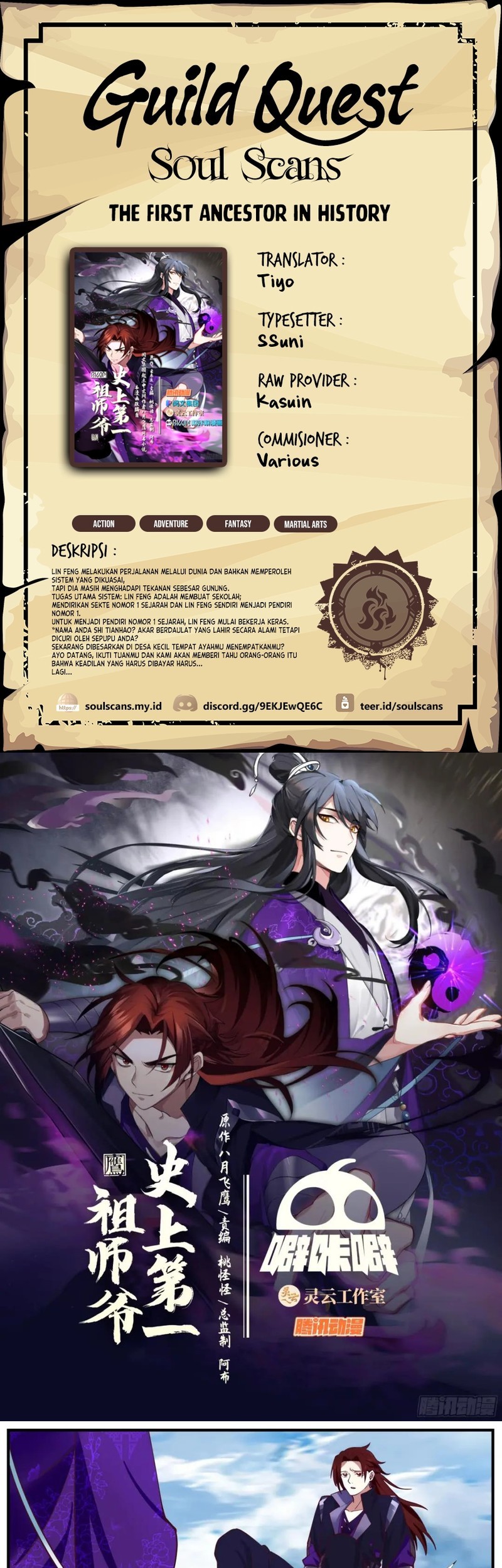 The First Ancestor in History Chapter 289 - halaman 1