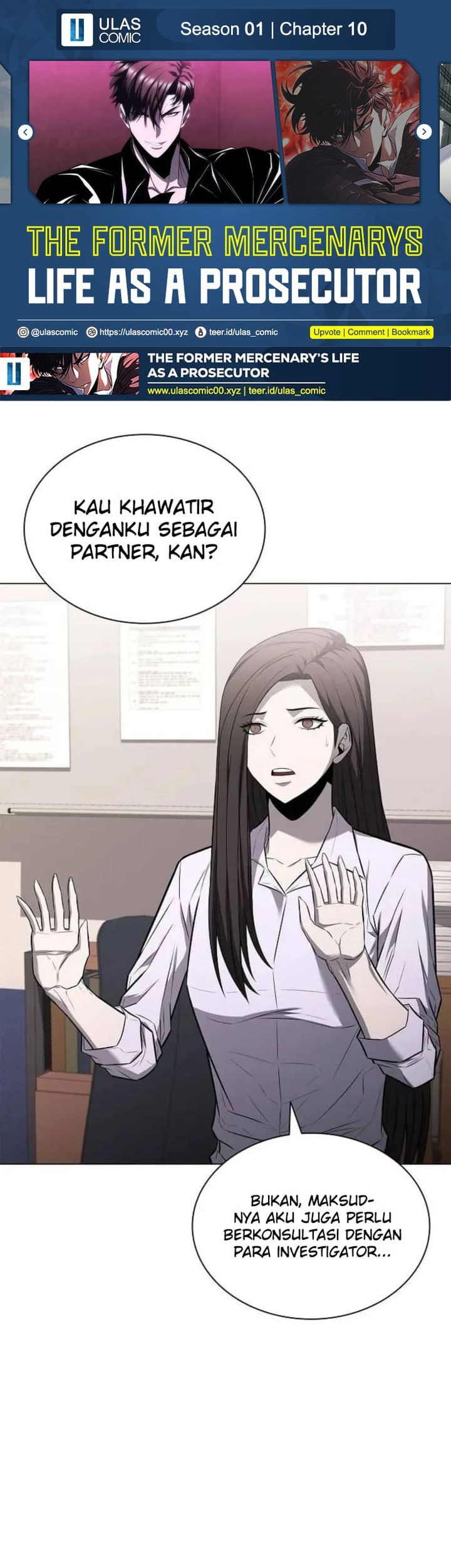 The Former Mercenary’s Life as a Prosecutor Chapter 10 - halaman 1