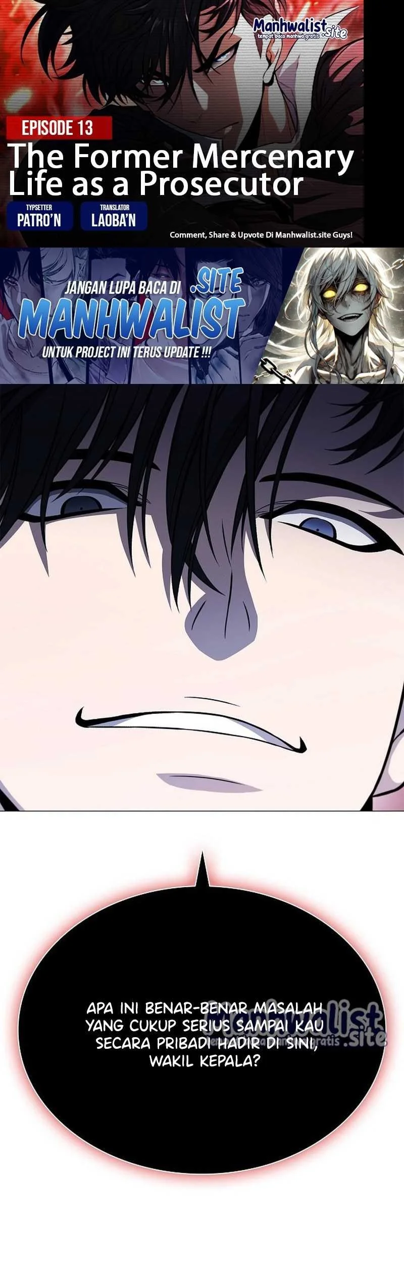 The Former Mercenary’s Life as a Prosecutor Chapter 13 - halaman 1