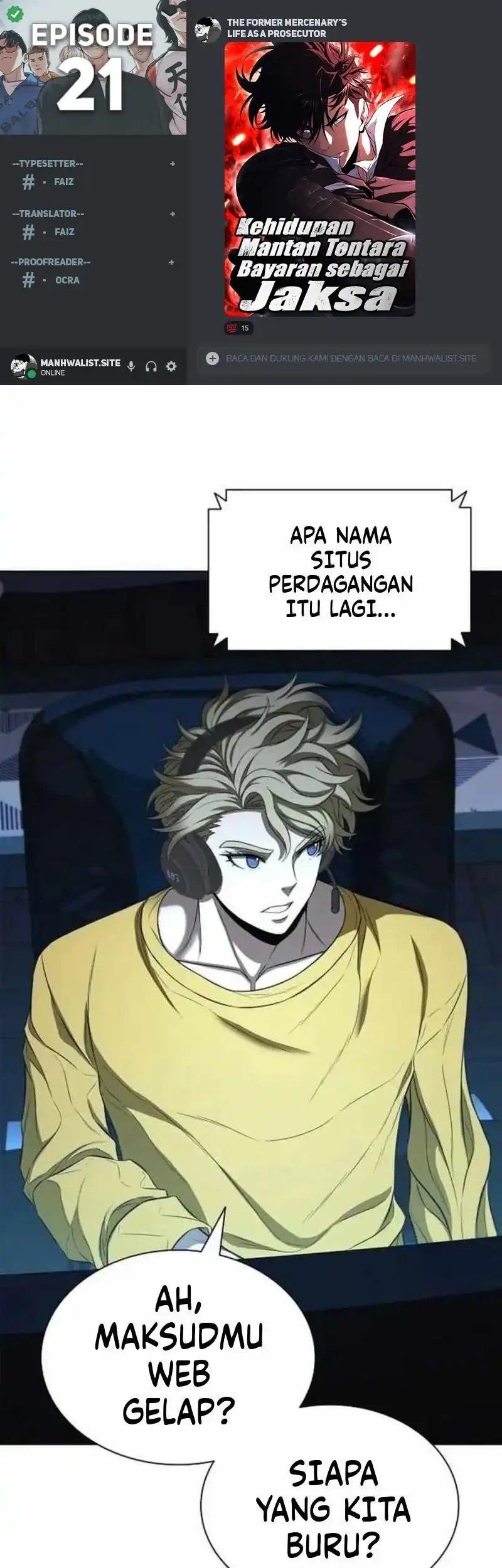 The Former Mercenary’s Life as a Prosecutor Chapter 21 - halaman 1