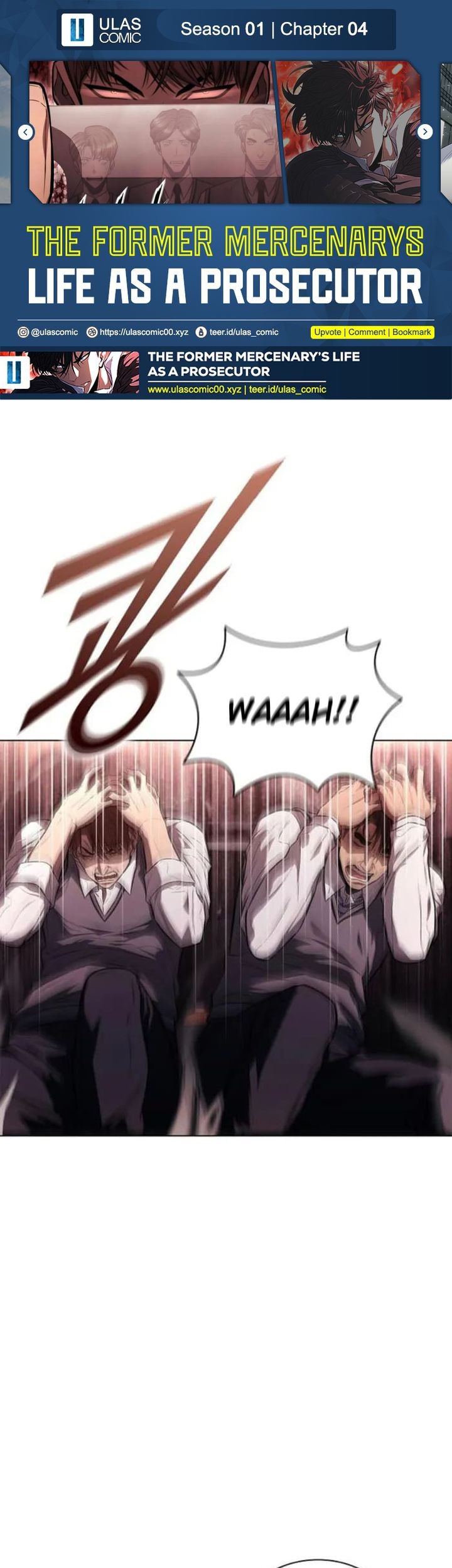 The Former Mercenary’s Life as a Prosecutor Chapter 4 - halaman 1