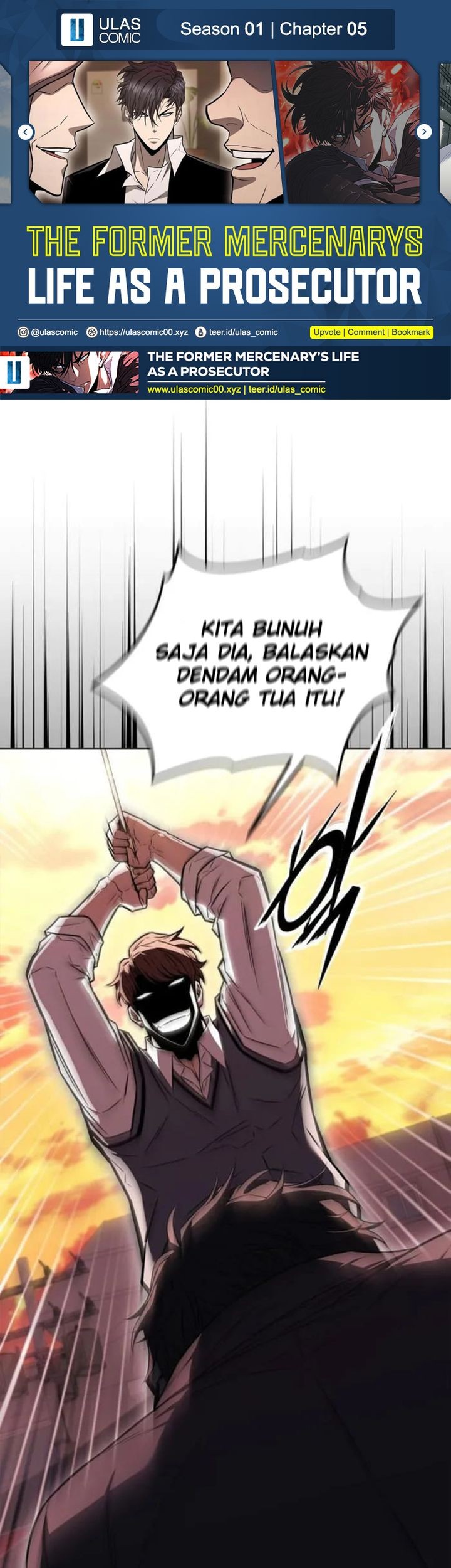 The Former Mercenary’s Life as a Prosecutor Chapter 5 - halaman 1