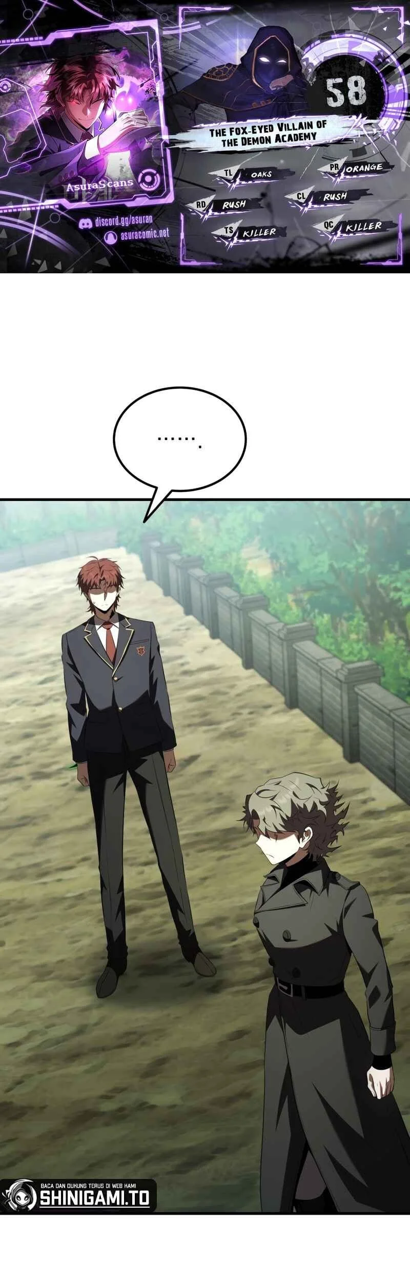 The Fox-Eyed Villain of the Demon Academy Chapter 58 - halaman 2
