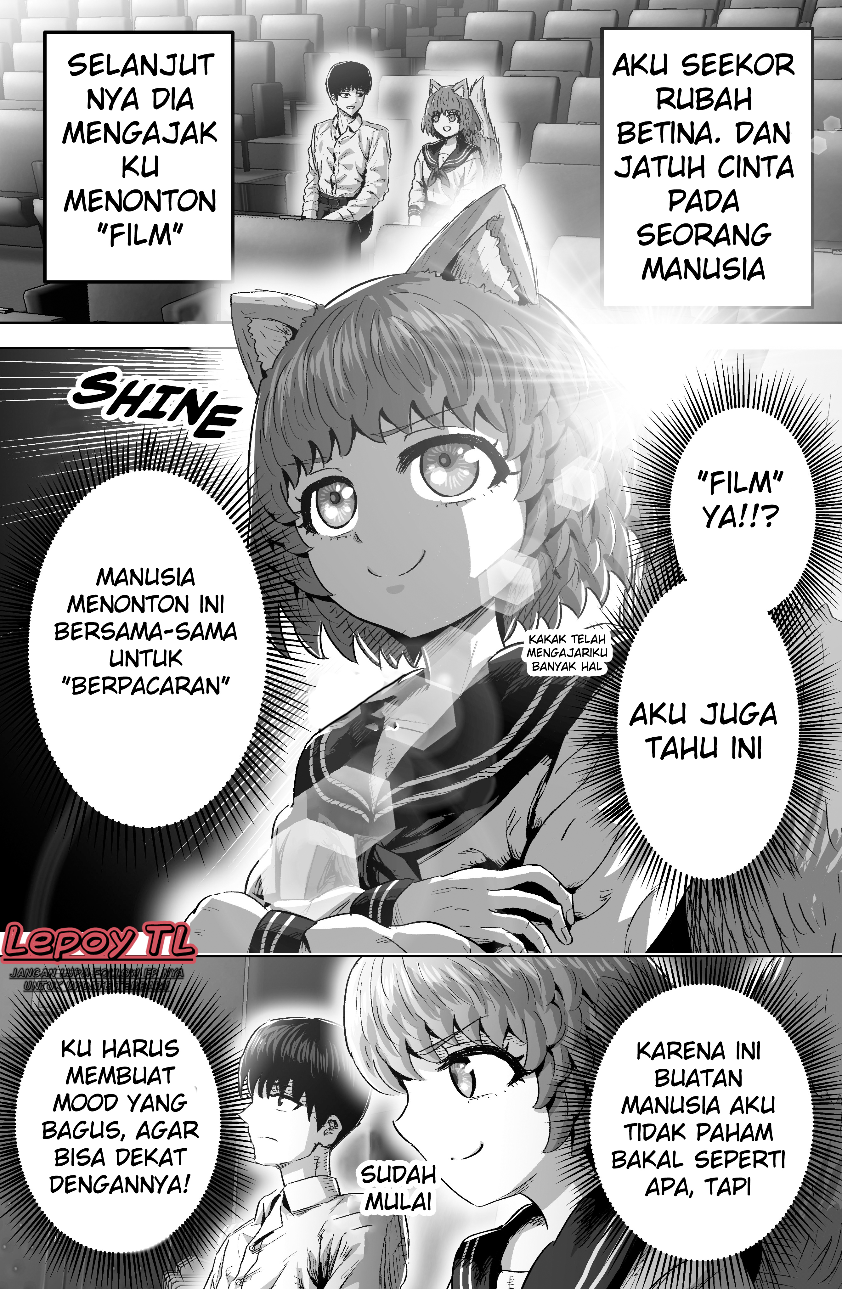 The Fox Girl Who Wants to Get Chummy With the Human Boy She Likes Chapter 10 - halaman 1