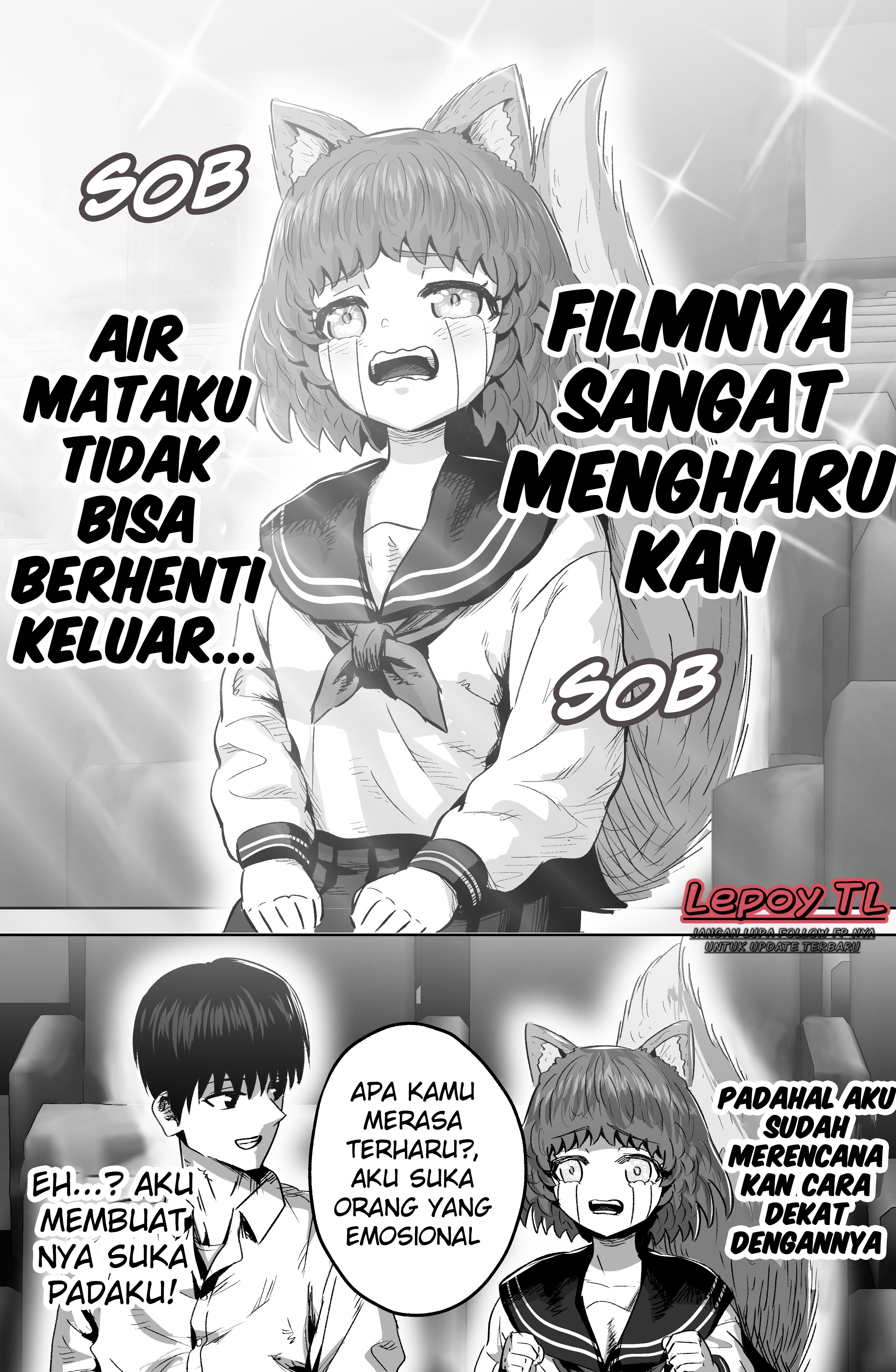 The Fox Girl Who Wants to Get Chummy With the Human Boy She Likes Chapter 10 - halaman 2