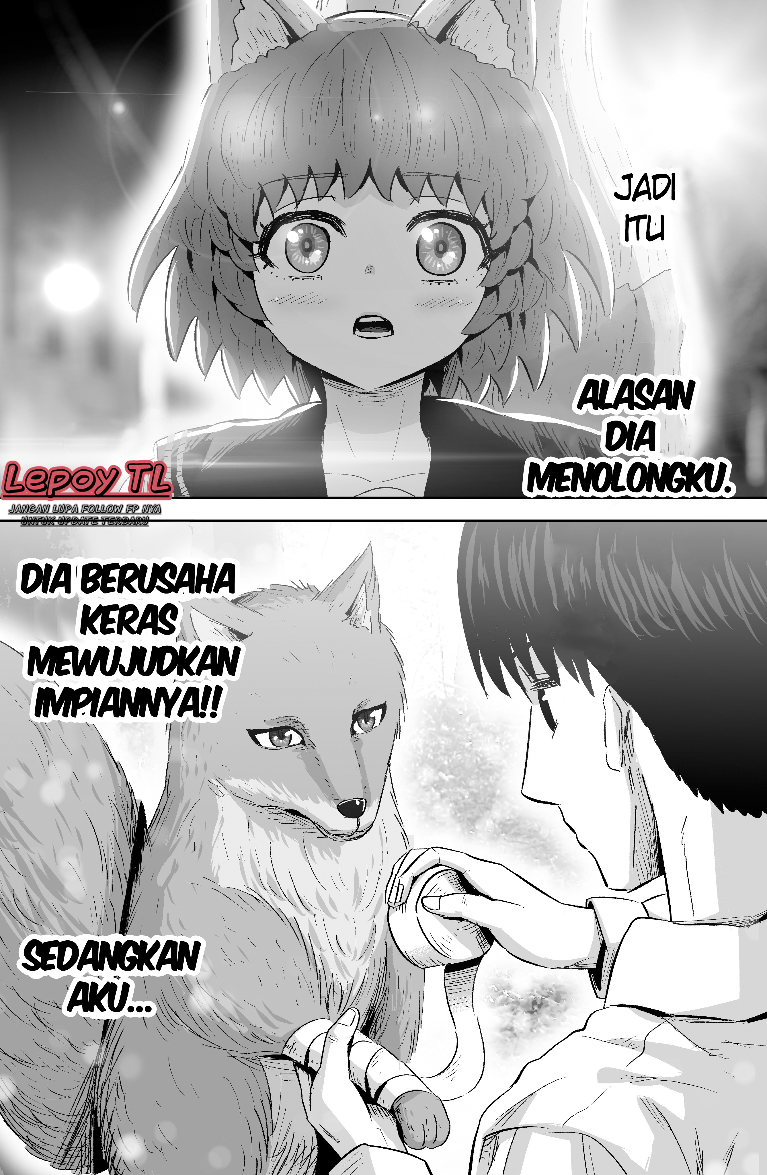 The Fox Girl Who Wants to Get Chummy With the Human Boy She Likes Chapter 12 - halaman 2