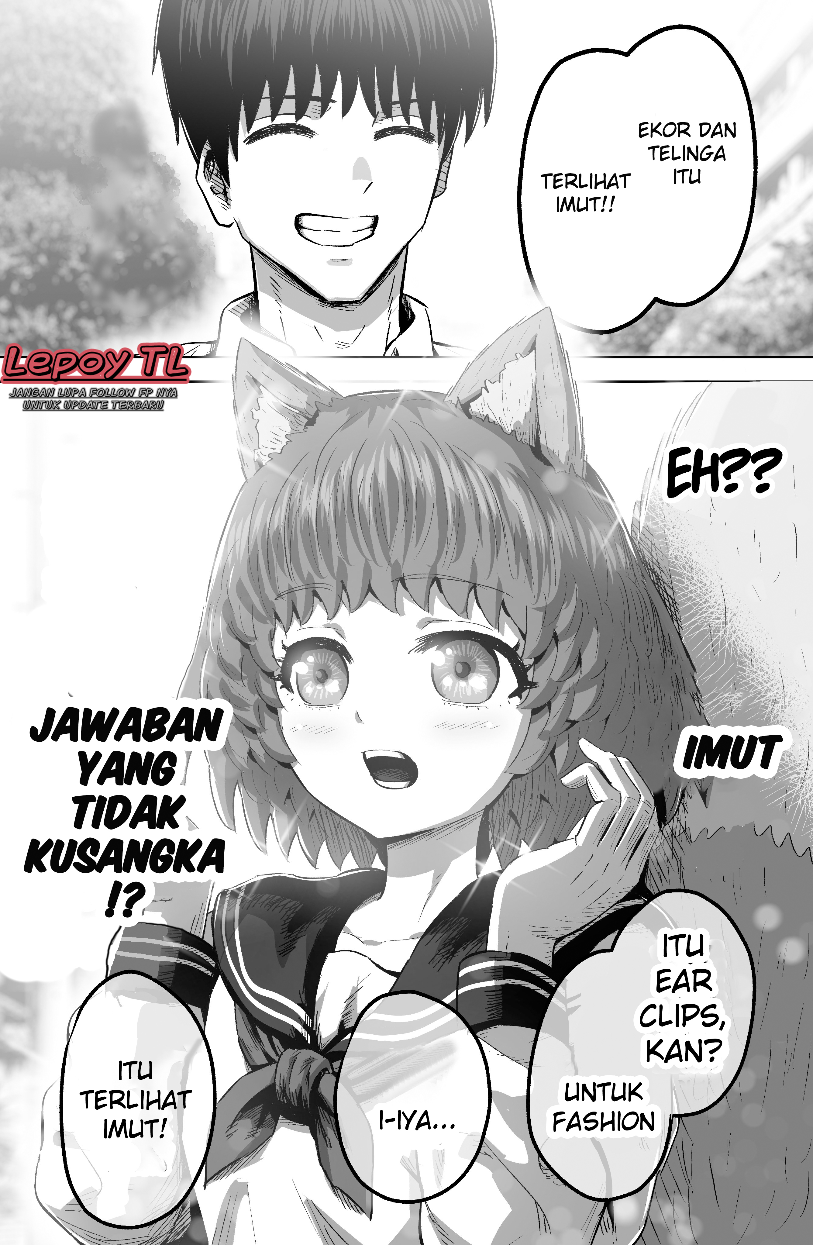 The Fox Girl Who Wants to Get Chummy With the Human Boy She Likes Chapter 8 - halaman 2
