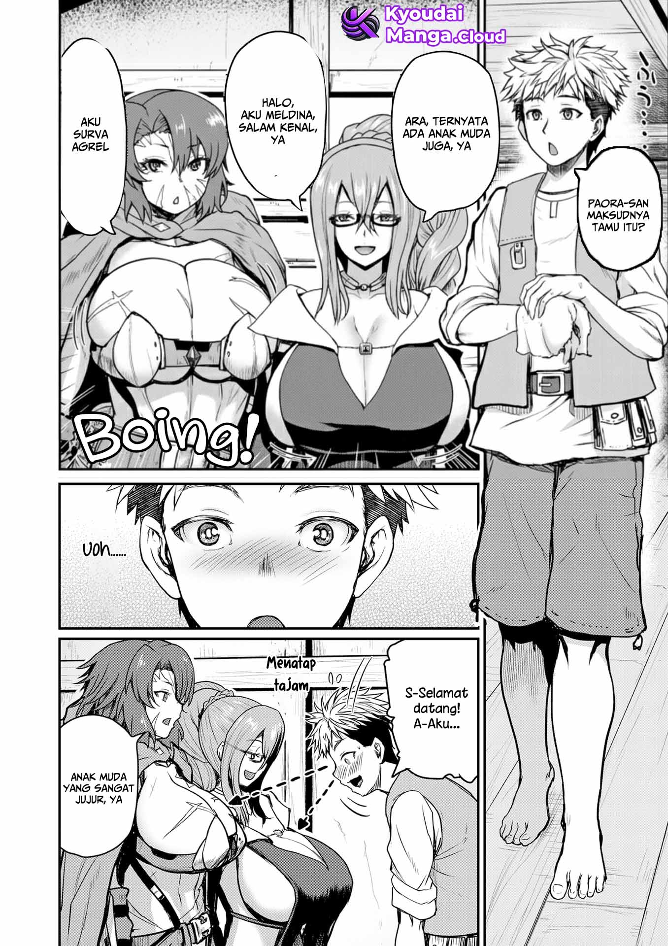 The Frontier Bathhouse Turns Into a Harem: The Old Mountain Hot Spring with Cheat-Level Powers That Female Adventurers Can't Get Enough Of Chapter 1 - halaman 10