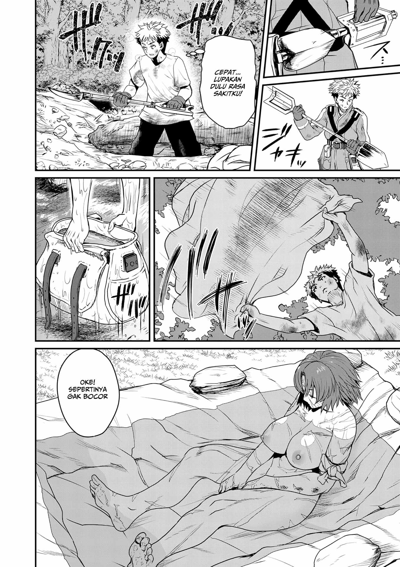 The Frontier Bathhouse Turns Into a Harem: The Old Mountain Hot Spring with Cheat-Level Powers That Female Adventurers Can't Get Enough Of Chapter 2 - halaman 17