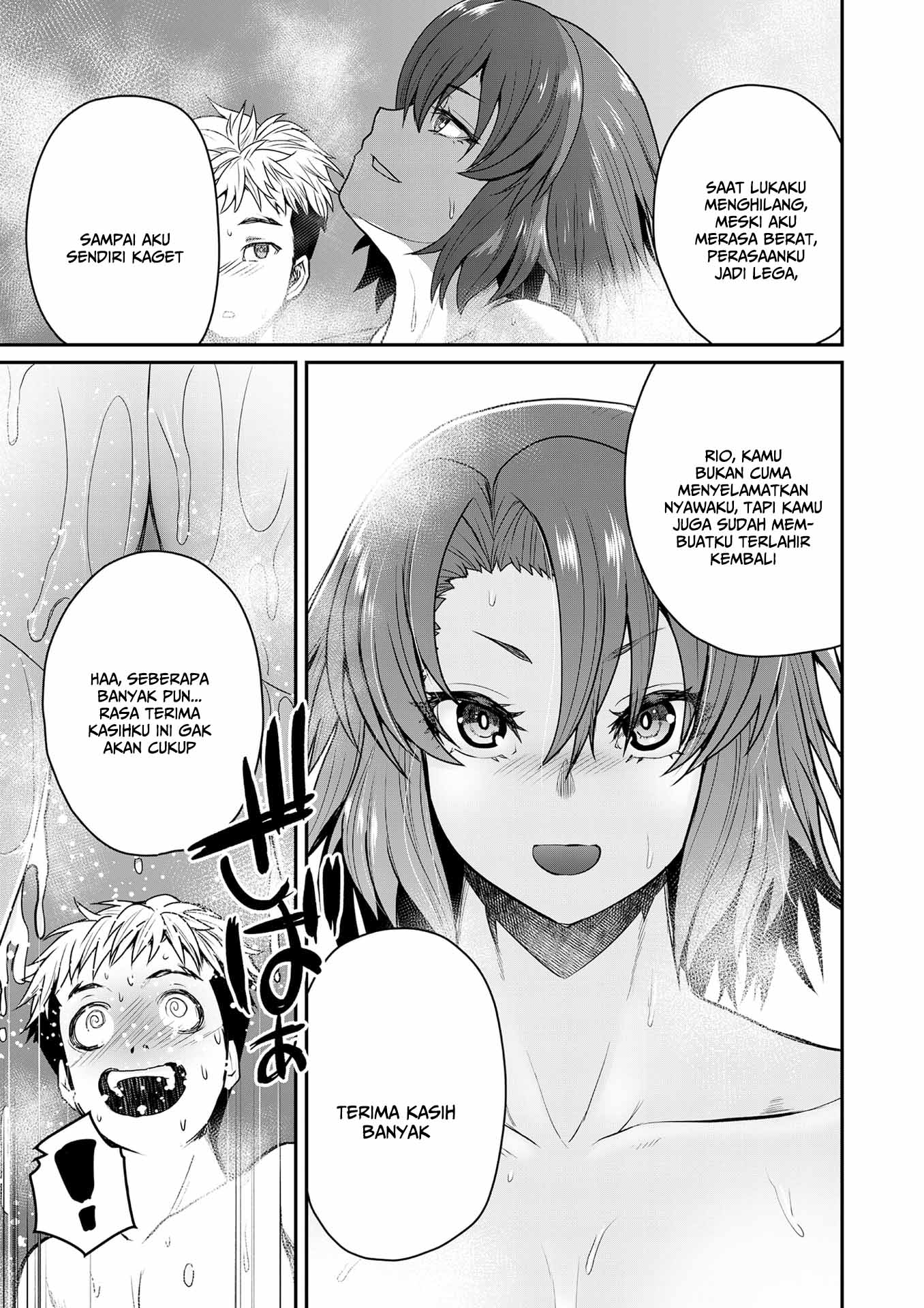 The Frontier Bathhouse Turns Into a Harem: The Old Mountain Hot Spring with Cheat-Level Powers That Female Adventurers Can't Get Enough Of Chapter 3 - halaman 13