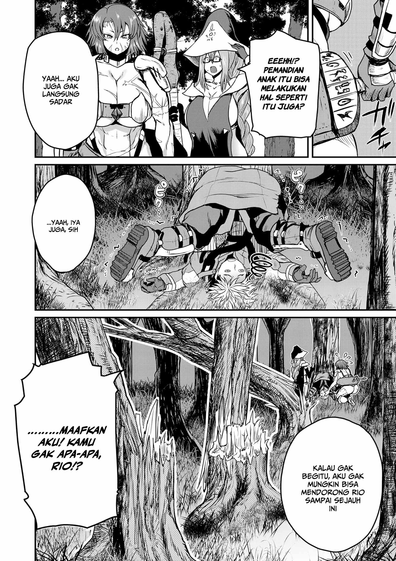 The Frontier Bathhouse Turns Into a Harem: The Old Mountain Hot Spring with Cheat-Level Powers That Female Adventurers Can't Get Enough Of Chapter 3 - halaman 8