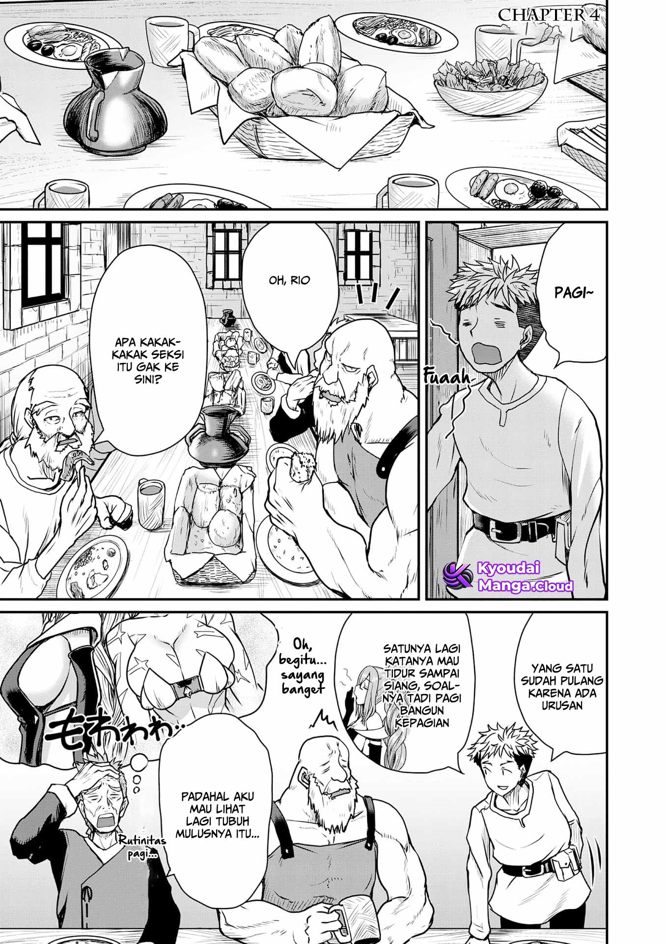 The Frontier Bathhouse Turns Into a Harem: The Old Mountain Hot Spring with Cheat-Level Powers That Female Adventurers Can't Get Enough Of Chapter 4 - halaman 3