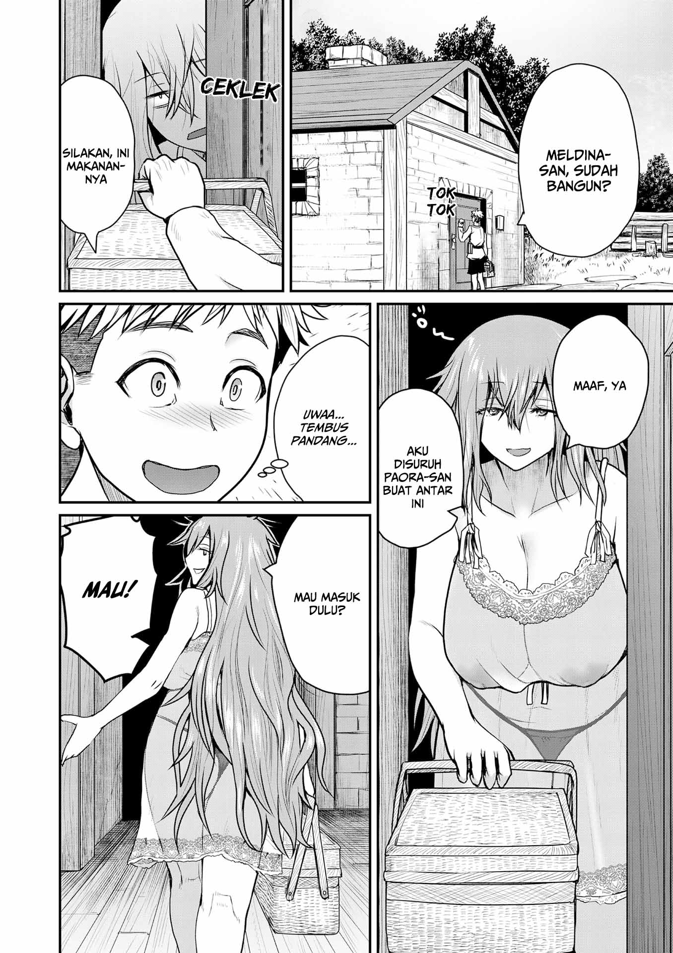 The Frontier Bathhouse Turns Into a Harem: The Old Mountain Hot Spring with Cheat-Level Powers That Female Adventurers Can't Get Enough Of Chapter 4 - halaman 6