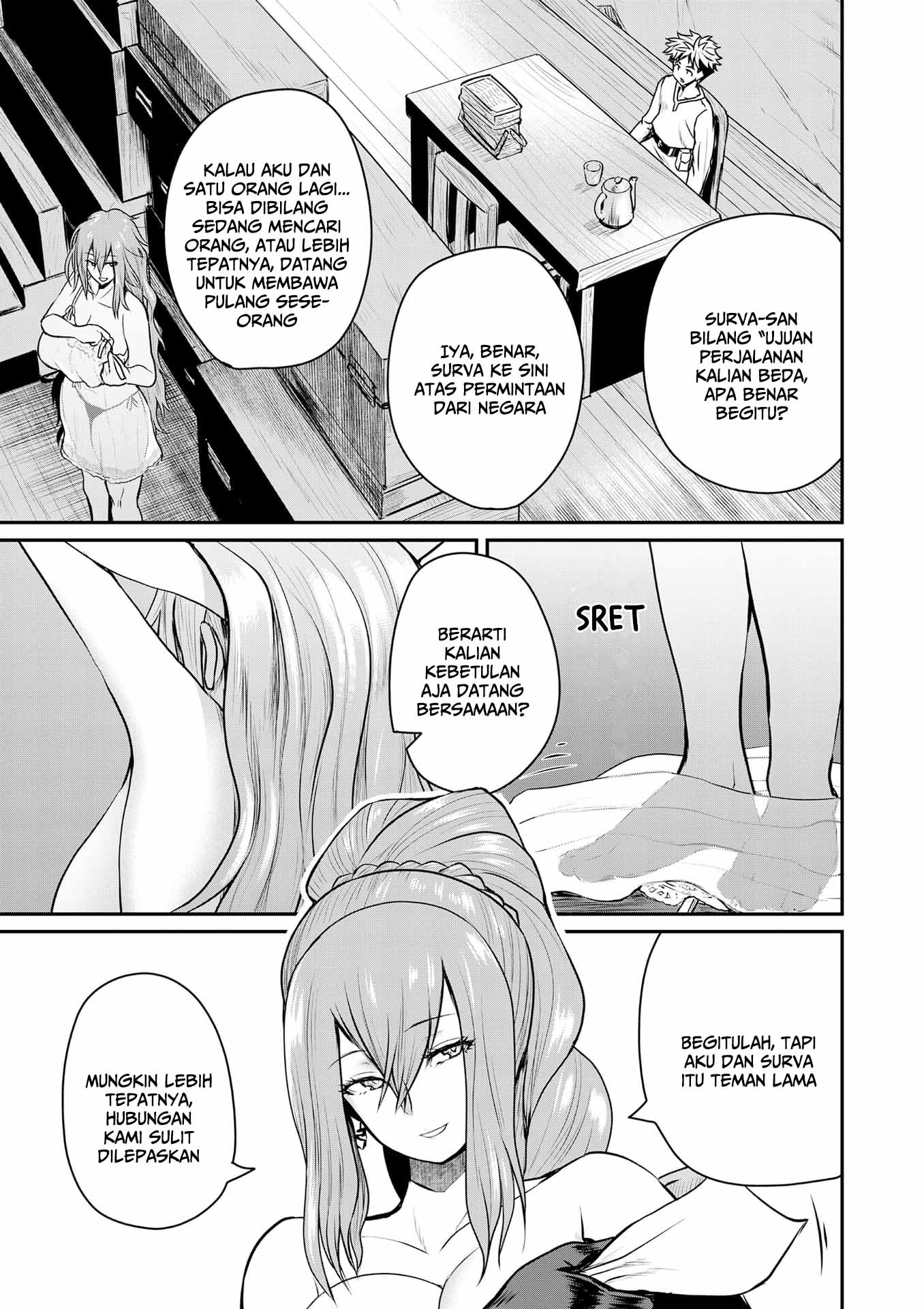 The Frontier Bathhouse Turns Into a Harem: The Old Mountain Hot Spring with Cheat-Level Powers That Female Adventurers Can't Get Enough Of Chapter 4 - halaman 7