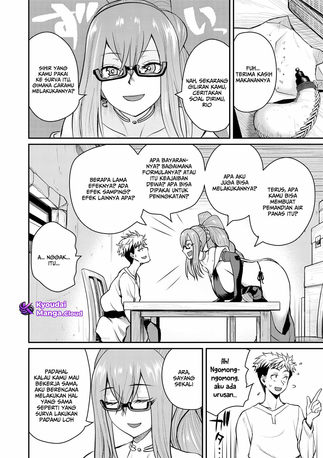 The Frontier Bathhouse Turns Into a Harem: The Old Mountain Hot Spring with Cheat-Level Powers That Female Adventurers Can't Get Enough Of Chapter 4 - halaman 8