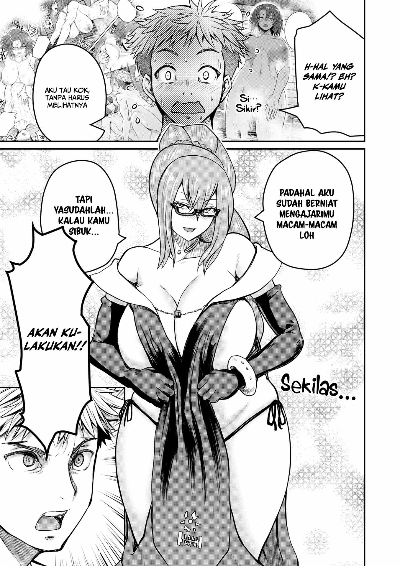 The Frontier Bathhouse Turns Into a Harem: The Old Mountain Hot Spring with Cheat-Level Powers That Female Adventurers Can't Get Enough Of Chapter 4 - halaman 9