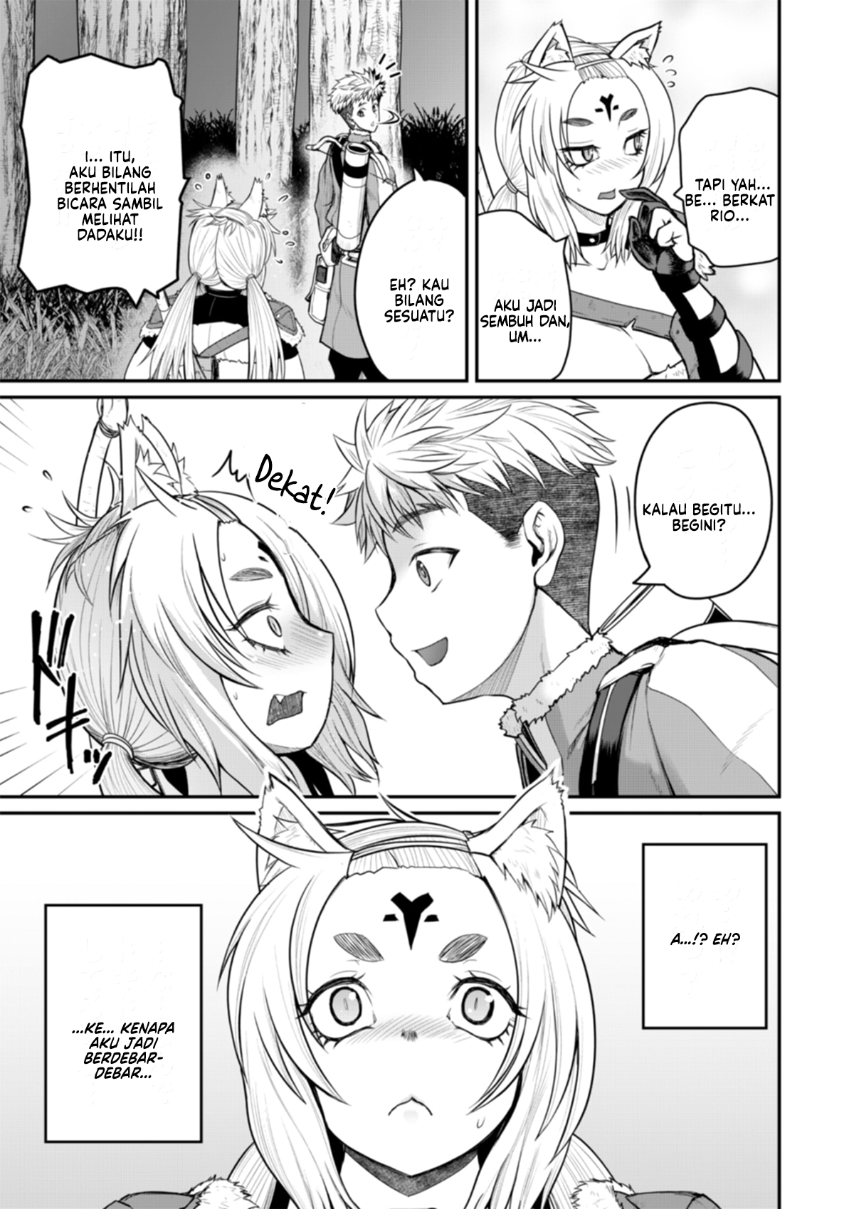 The Frontier Bathhouse Turns Into a Harem: The Old Mountain Hot Spring with Cheat-Level Powers That Female Adventurers Can't Get Enough Of Chapter 7 - halaman 12