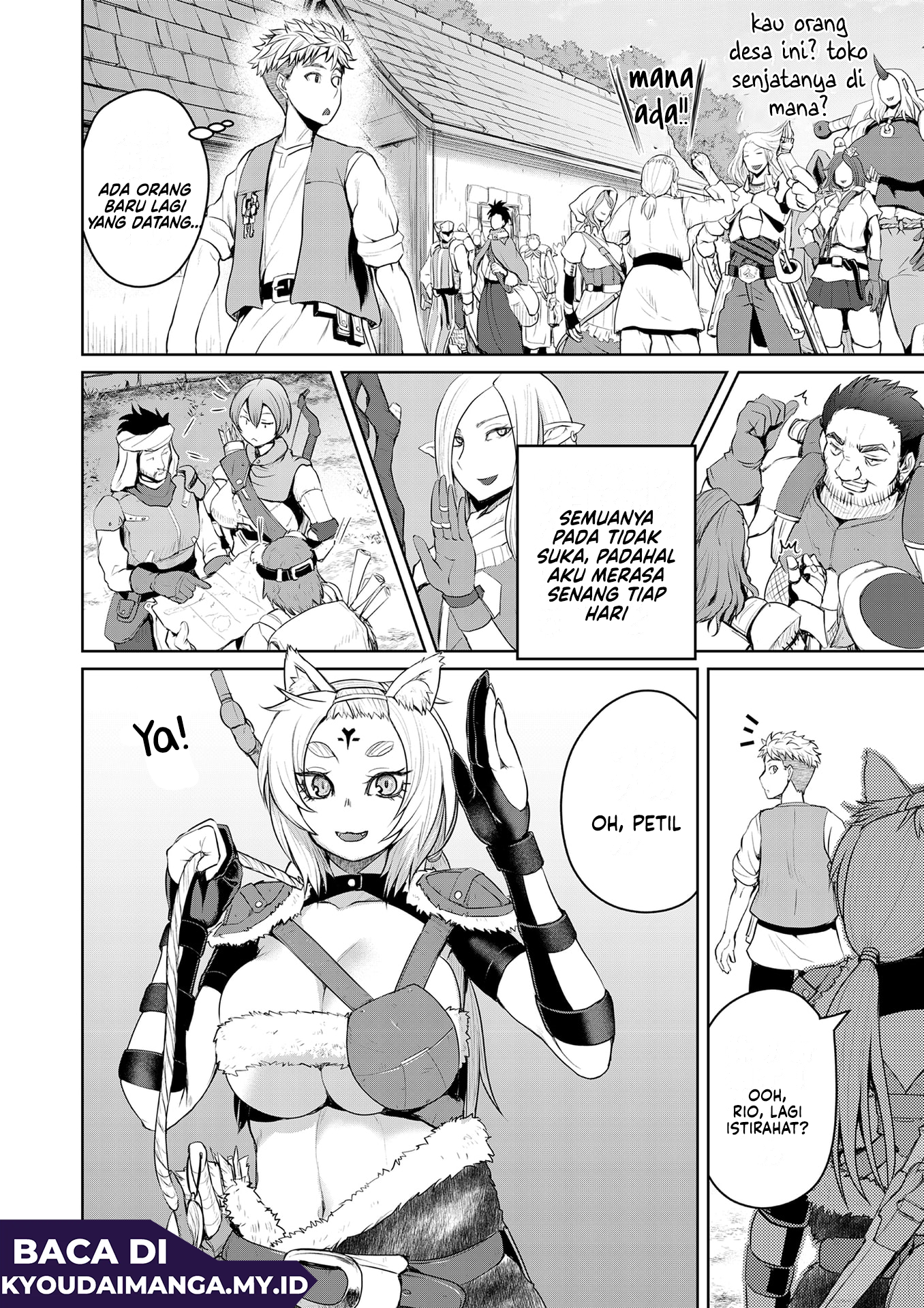 The Frontier Bathhouse Turns Into a Harem: The Old Mountain Hot Spring with Cheat-Level Powers That Female Adventurers Can't Get Enough Of Chapter 9 - halaman 8