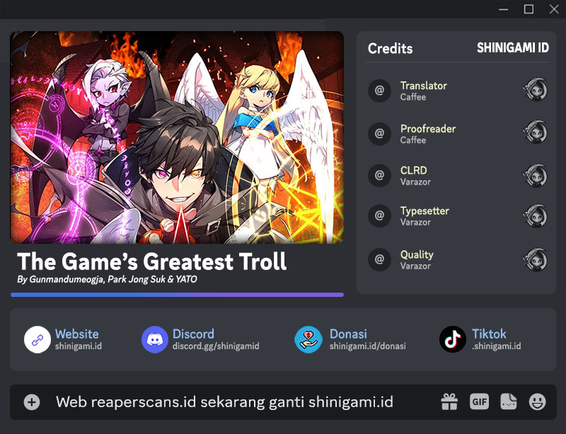 The Game’s Greatest Troll Chapter 22 - halaman 1
