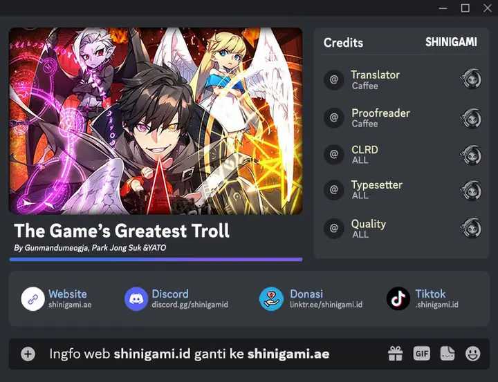 The Game’s Greatest Troll Chapter 53 - halaman 1