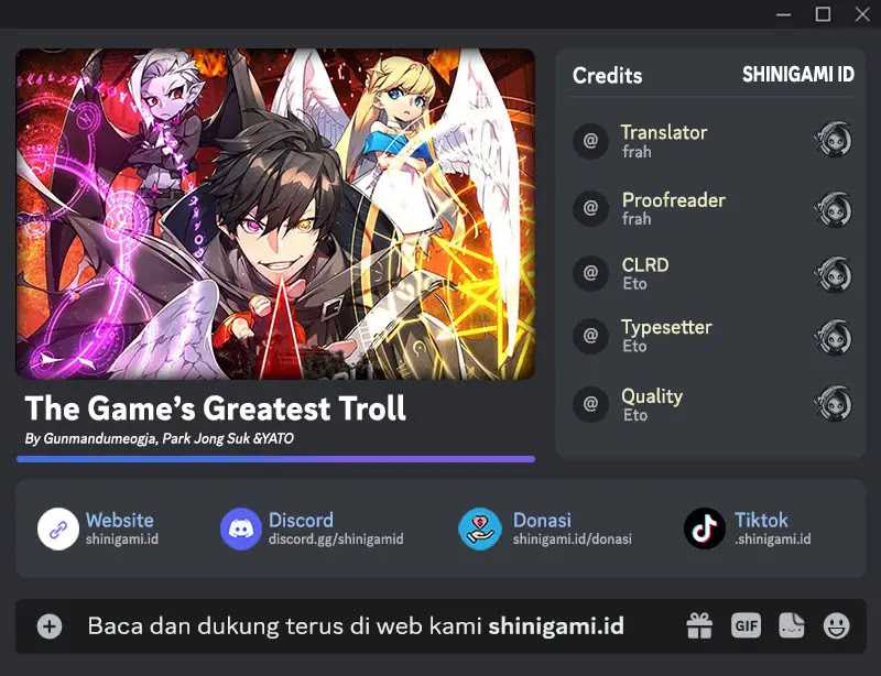 The Game’s Greatest Troll Chapter 63 - halaman 1